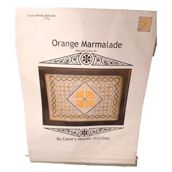 Carol's Needle Sketches Orange Marmalade embroidery pattern 2009 - Picture 1 of 4